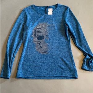 Kay Celine NWT skull top